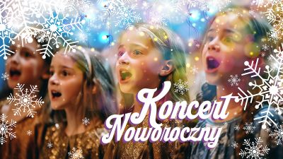 Grafika promująca Koncert Noworoczny